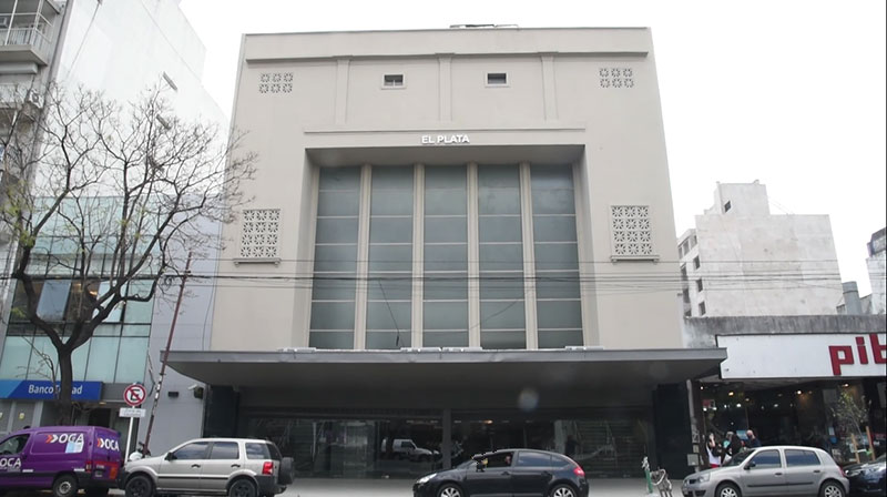 Teatro el plata en el barrio de mataderos